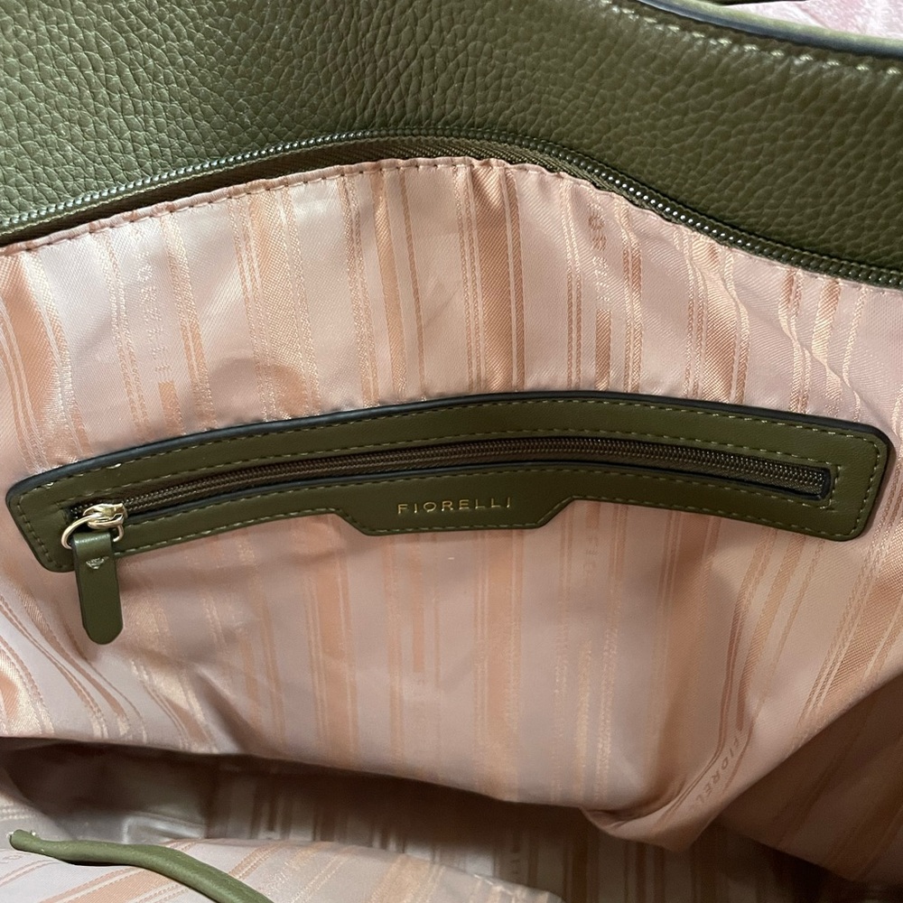 Labubu Bag Bundle! Fiorelli Olive Green “Beau” Large Hobo + Have A Seat “Baba” - Picture 15 of 16